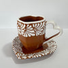 SET TAZA CORAZON CON ASA DE CORAZON FONDO CAFE MIK CENEFA BLANCO