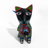 ALEBRIJE DE MADERA GATO NEGRO GRECAS
