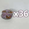 ALHAJERO TAPA BOTON NO PERSONALIZADO FONDO TRADICIONAL MIK MORADO MARIPOSAS
