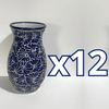 FLORERO BOLICHE 25 CM FONDO TRADICIONAL MIK AZUL COBALTO