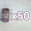 TEQUILERO PERSONALIZADO FONDO TRADICIONAL MIK MORADO INICIALES Y FECHA CON CORAZON
