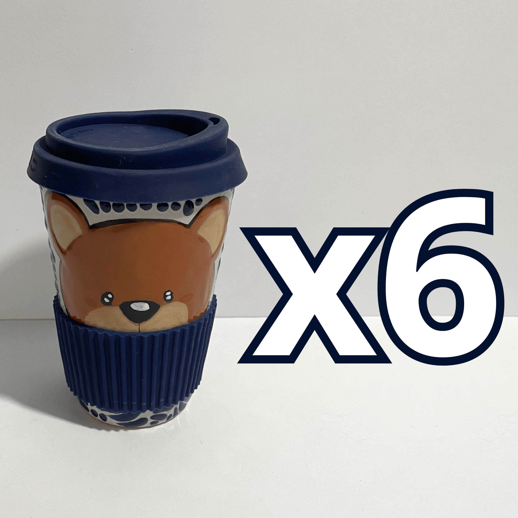 TERMO 15 CM SIN ASA FONDO TRADICIONAL MIK AZUL COBALTO OSITO