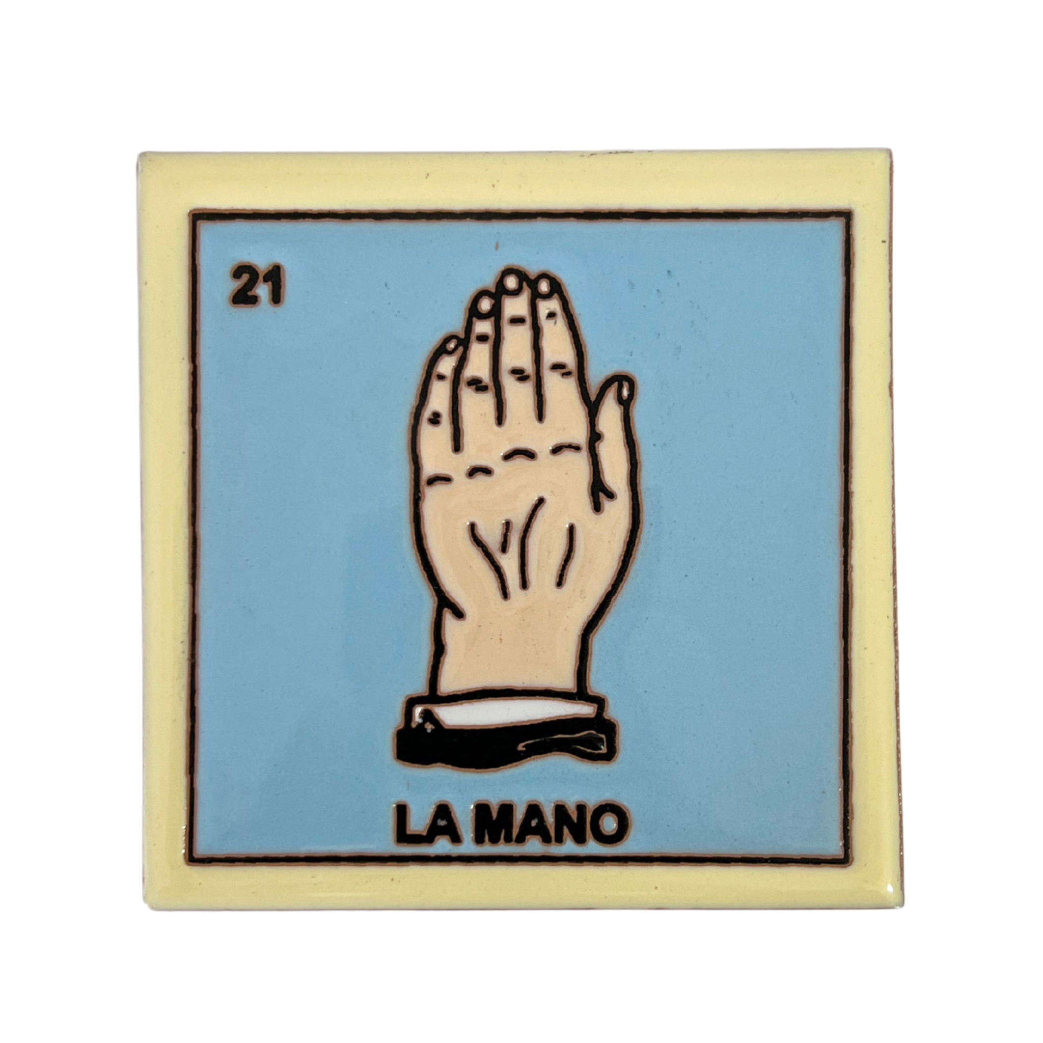 MOSAICO 10 CM LOTERIA LA MANO