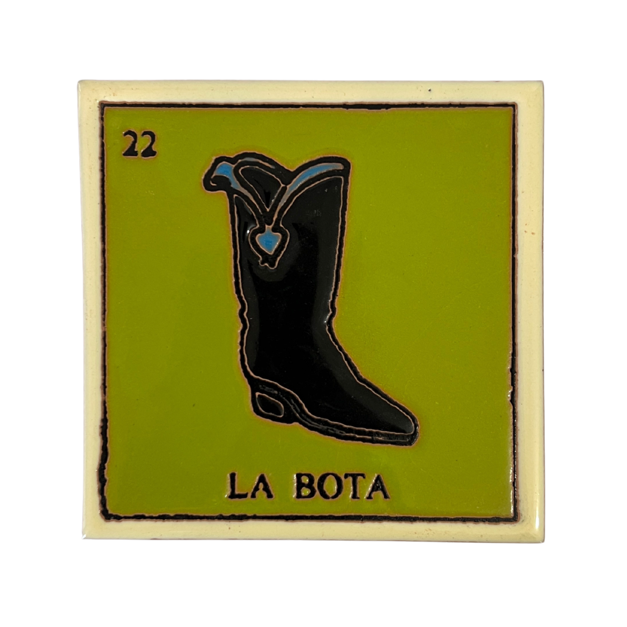 MOSAICO 10 CM LOTERIA LA BOTA