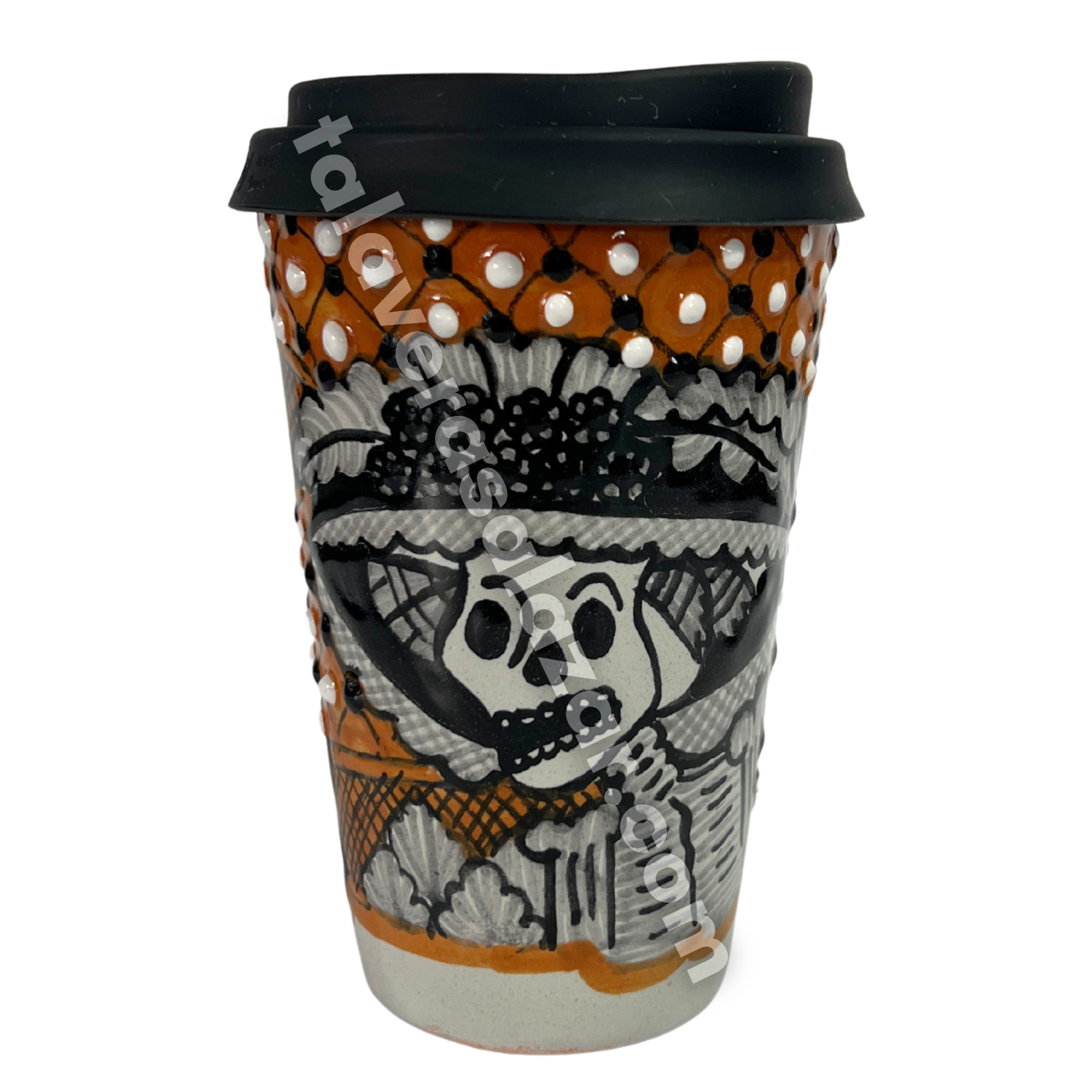 TERMO 15 CM SIN ASA CATRINA CEMPASUCHIL