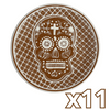 PLATO PLANO CALAVERA CAFE