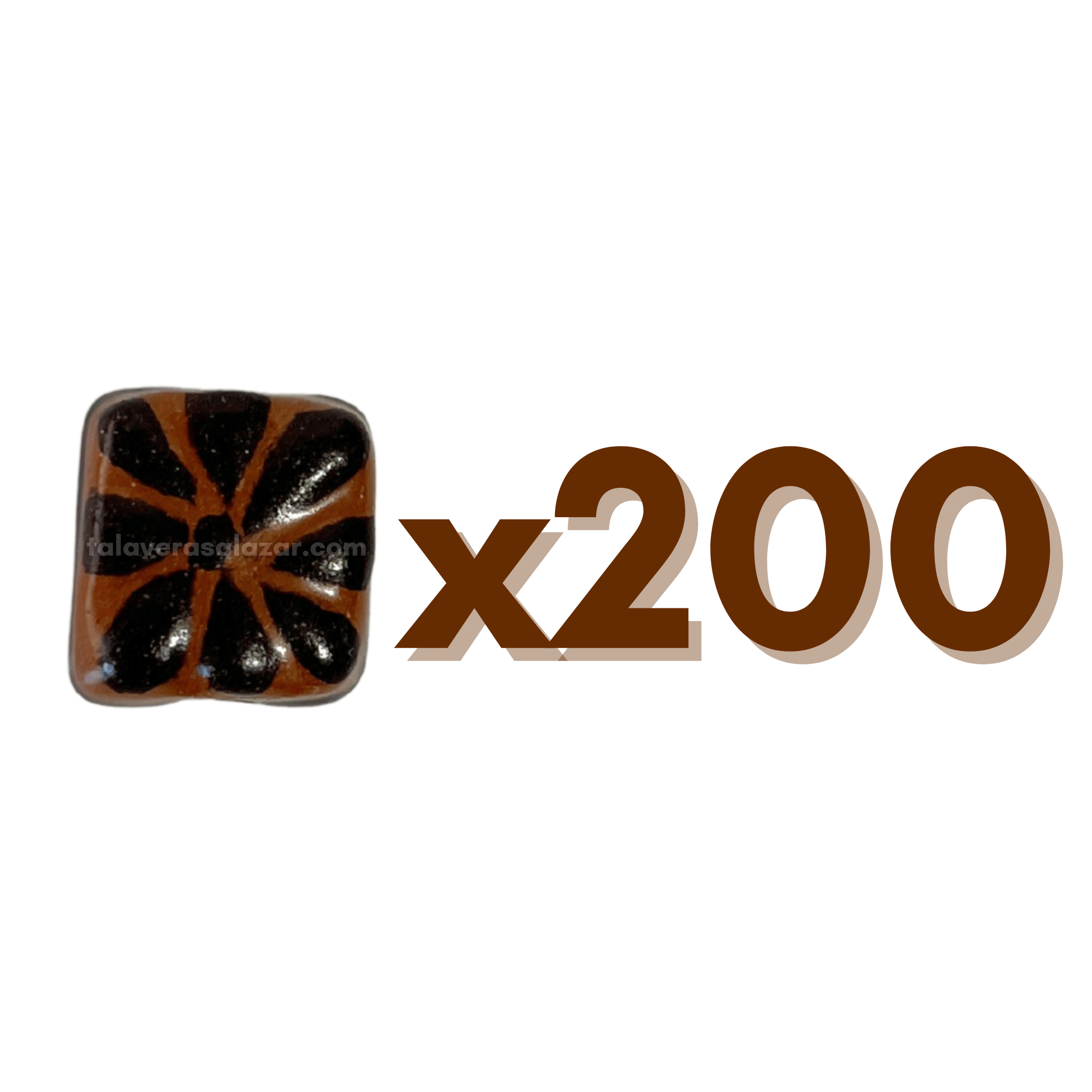 CUADRO PLANO 1.5 CM FONDO CAFE DECORADO CAFE CHOCOLATE