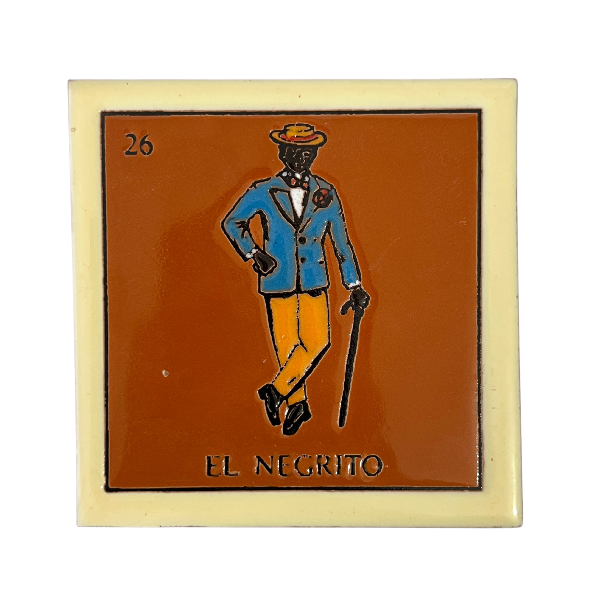 MOSAICO 10 CM LOTERIA EL NEGRITO