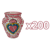 CANTARITO NO PERSONALIZADO FONDO TRADICIONAL MIK ROSA SAGRADO CORAZON ROSA