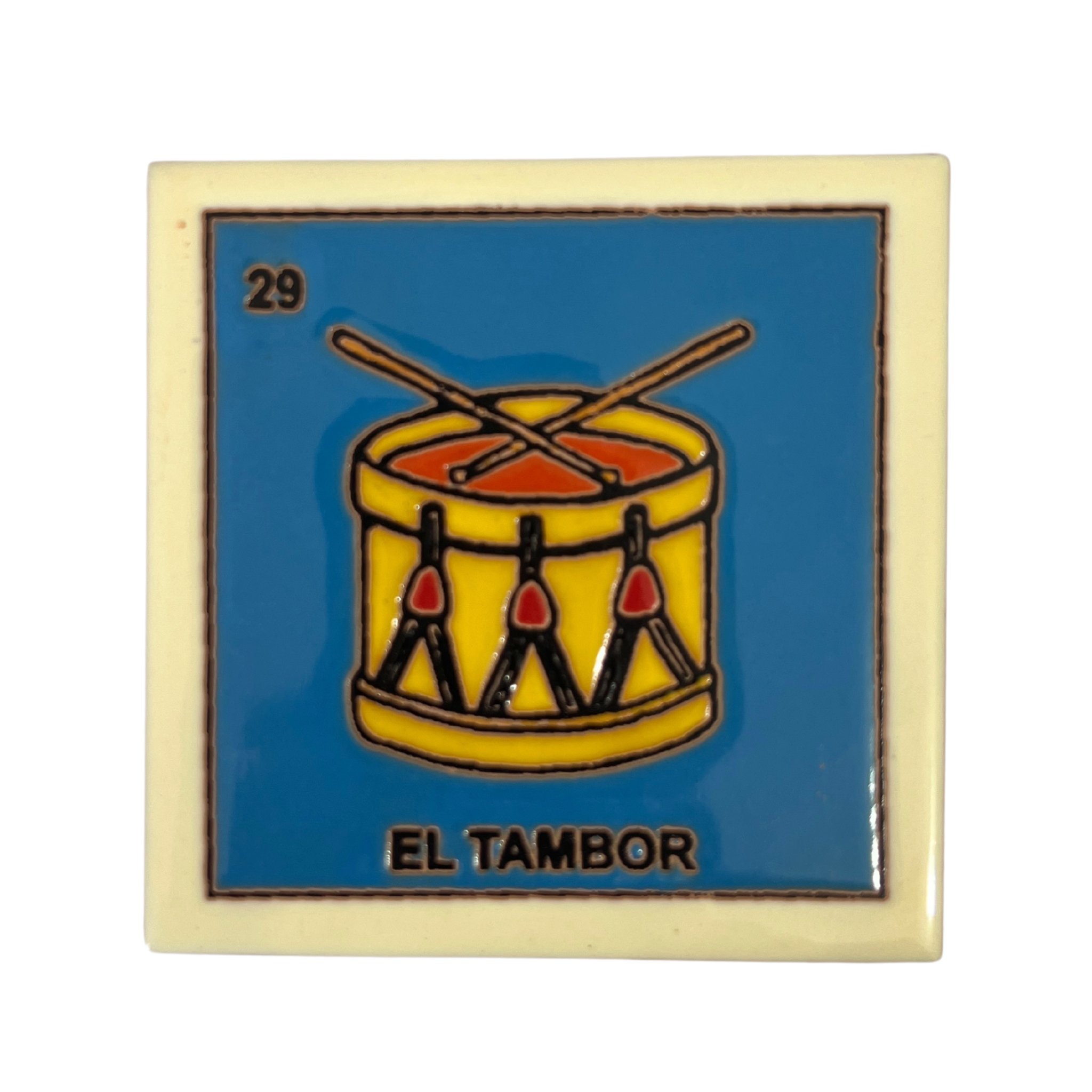 MOSAICO 10 CM LOTERIA EL TAMBOR