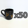 TAZA RECTA ESTANDAR MIK SUPER BLACK MARIPOSAS