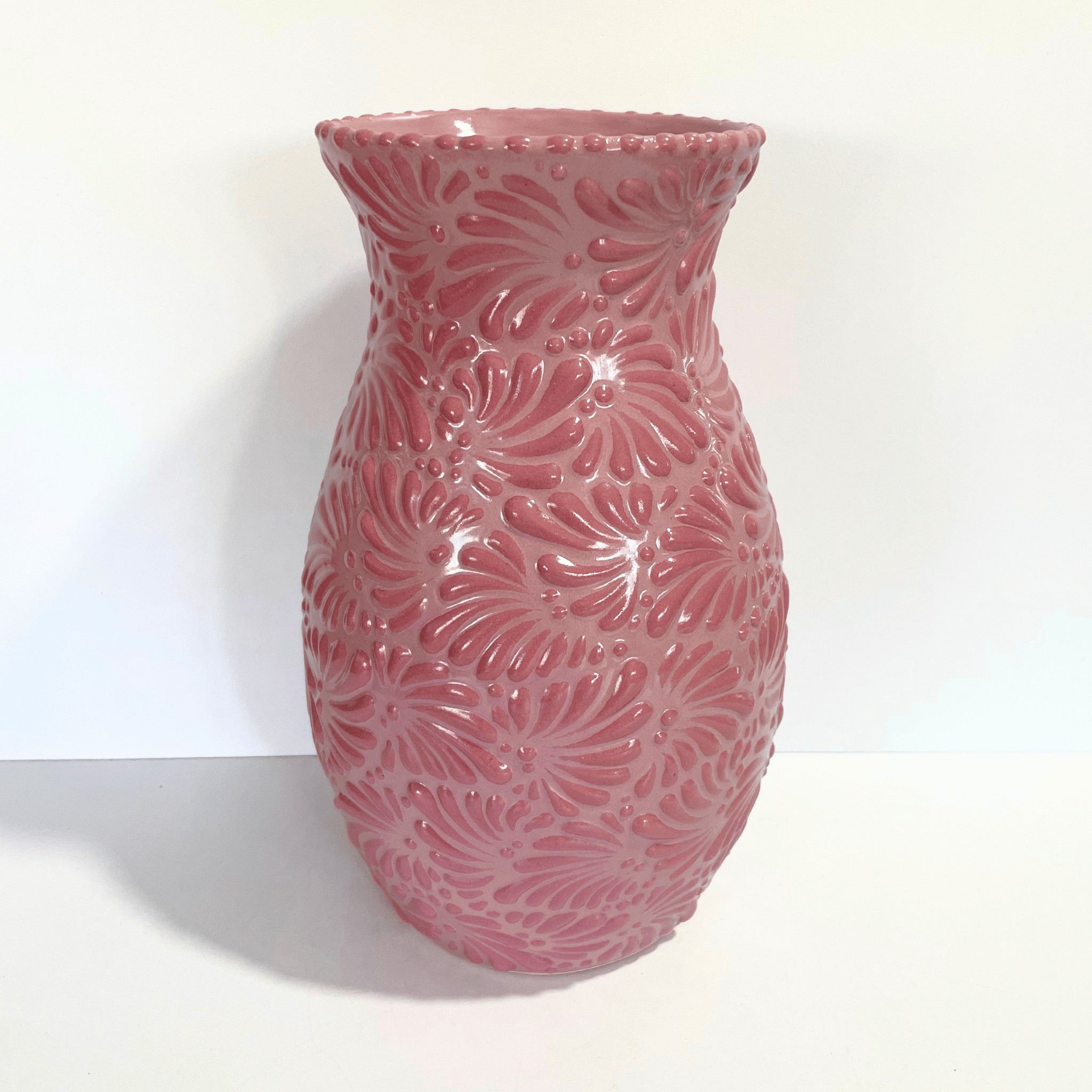 FLORERO BOLICHE 25 CM FONDO ROSA MIK ROSA