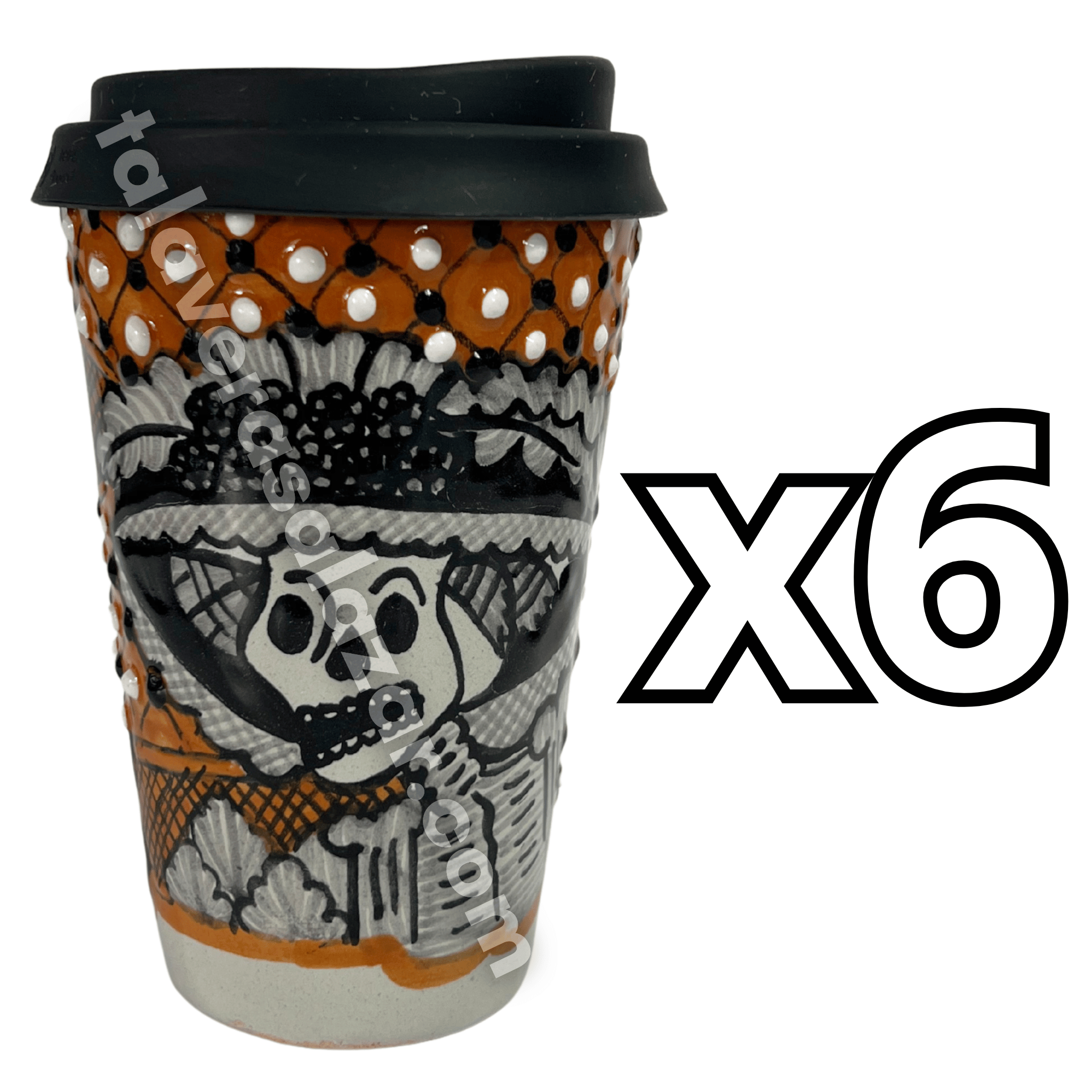 TERMO 15 CM SIN ASA CATRINA CEMPASUCHIL