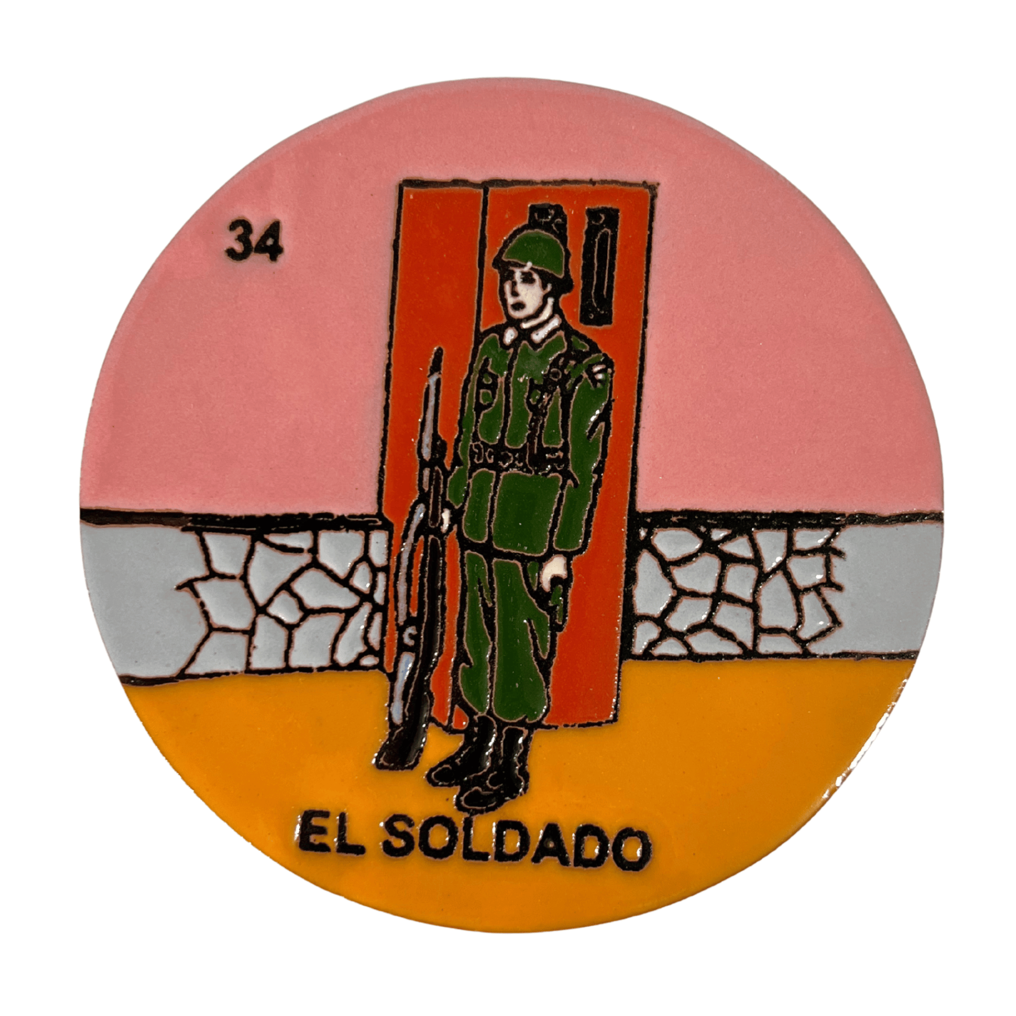 PORTAVASOS LOTERIA EL SOLDADO