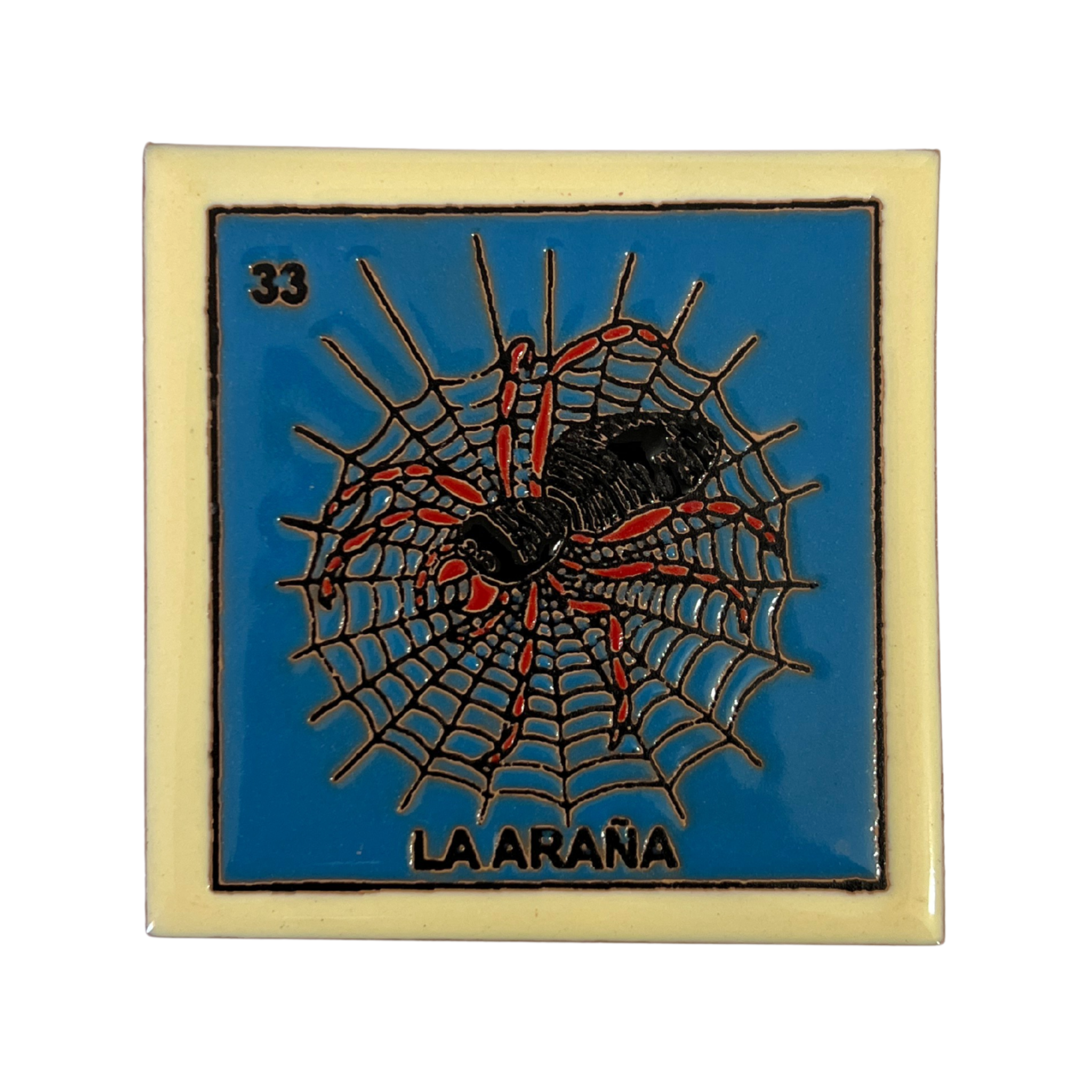 MOSAICO 10 CM LOTERIA LA ARAÑA