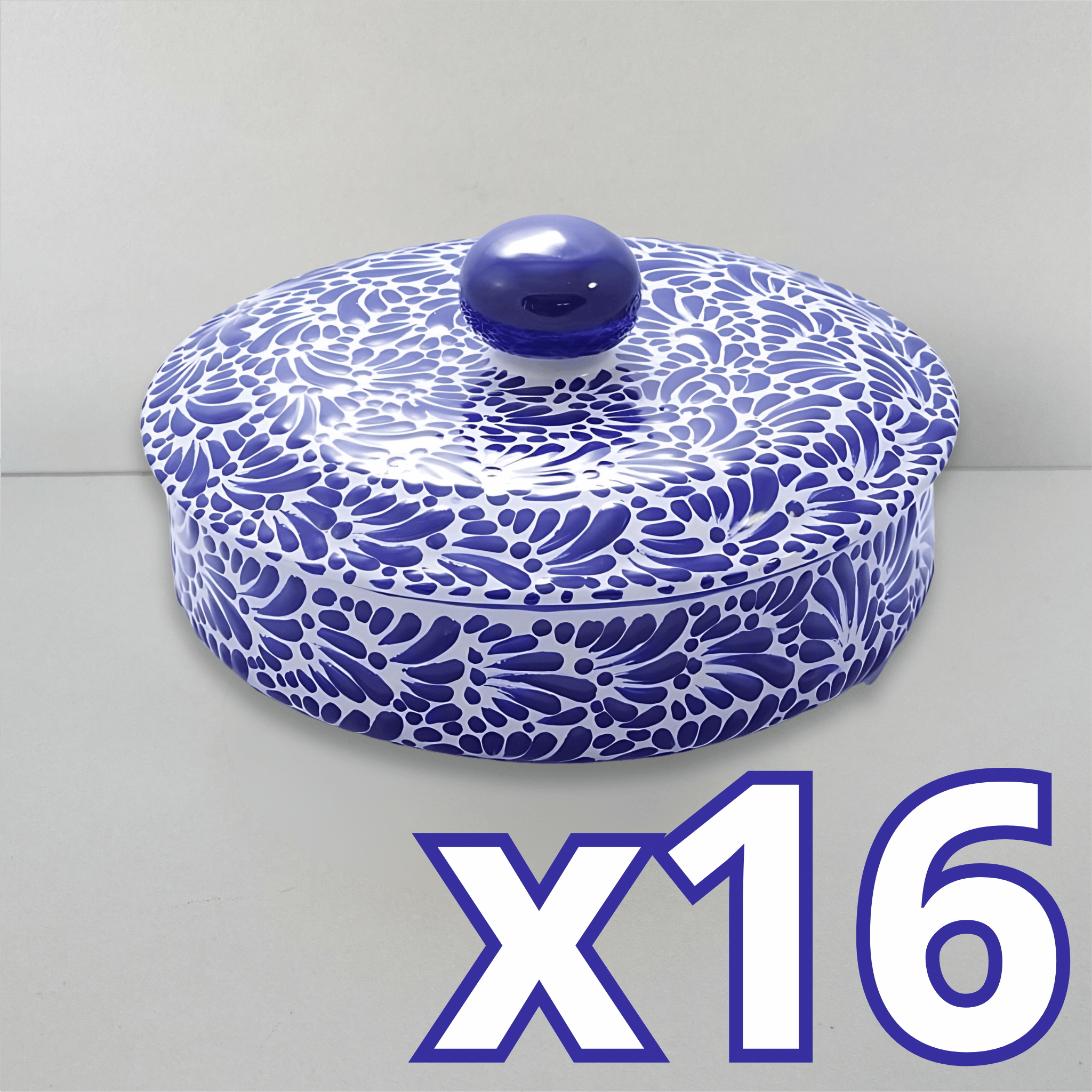 TORTILLERO FONDO TRADICIONAL MIK AZUL COBALTO