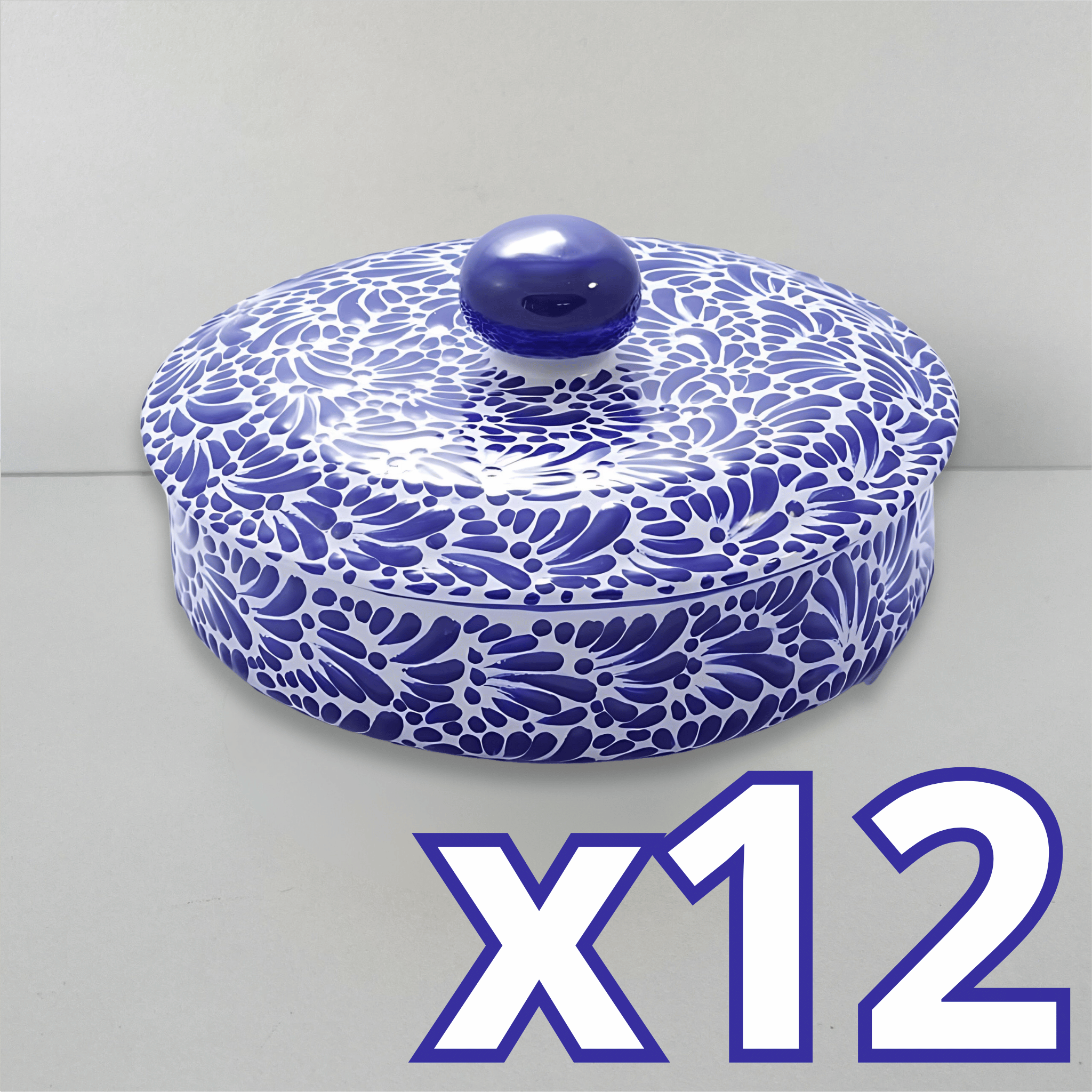 TORTILLERO FONDO TRADICIONAL MIK AZUL COBALTO