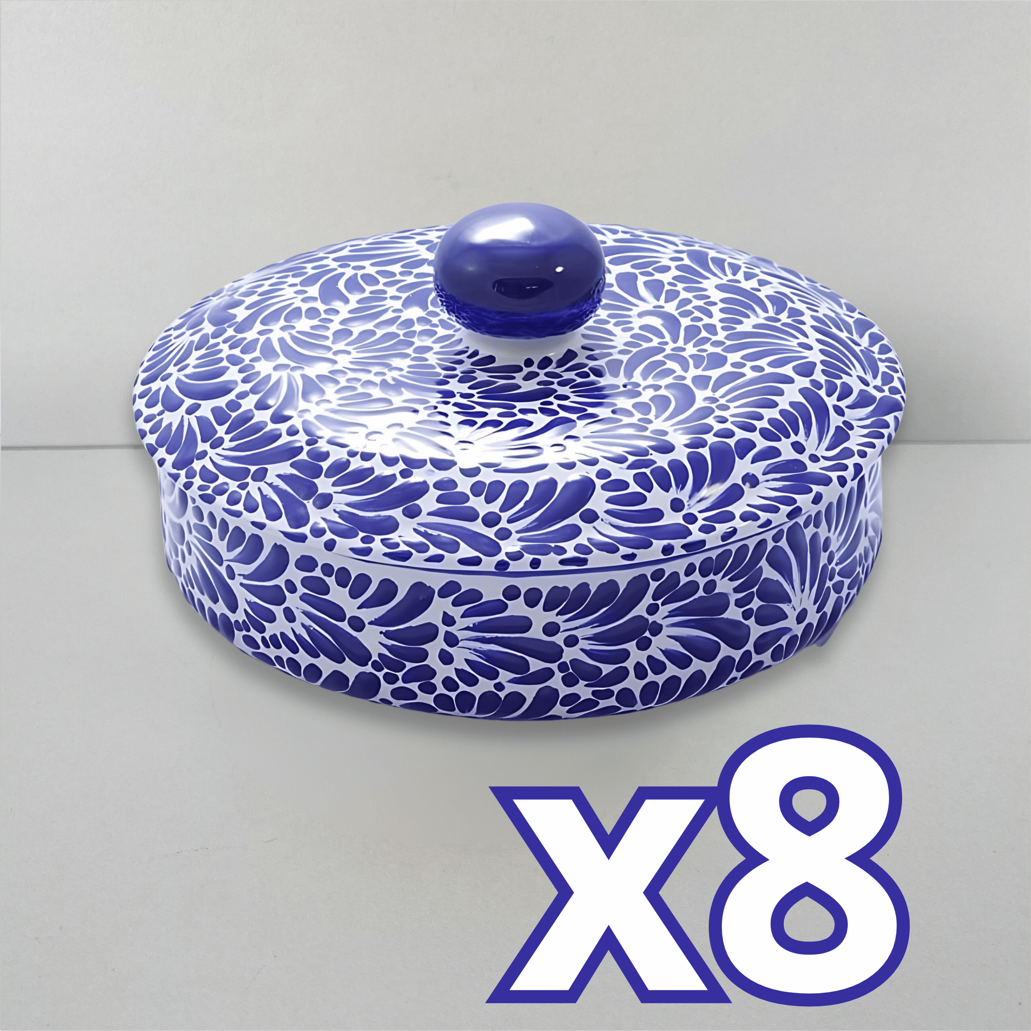 TORTILLERO FONDO TRADICIONAL MIK AZUL COBALTO