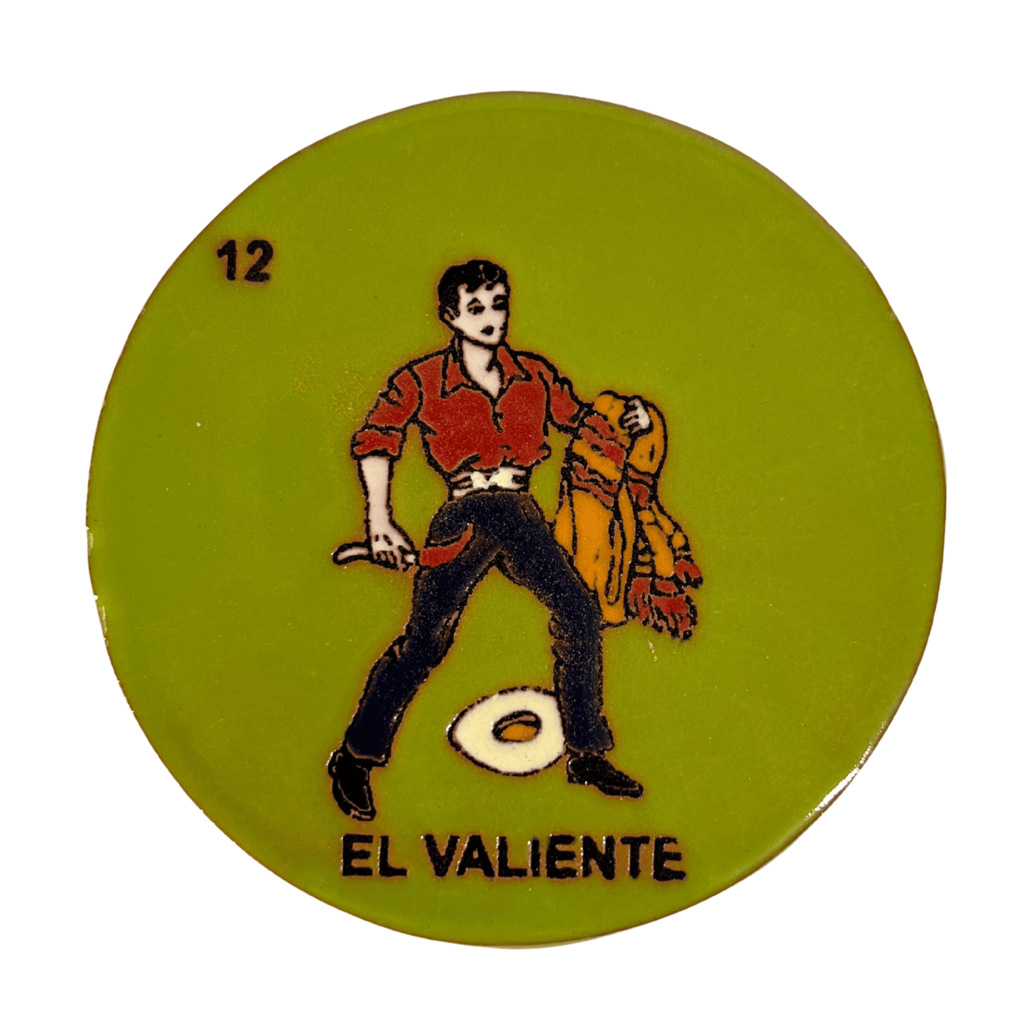 PORTAVASOS LOTERIA EL VALIENTE