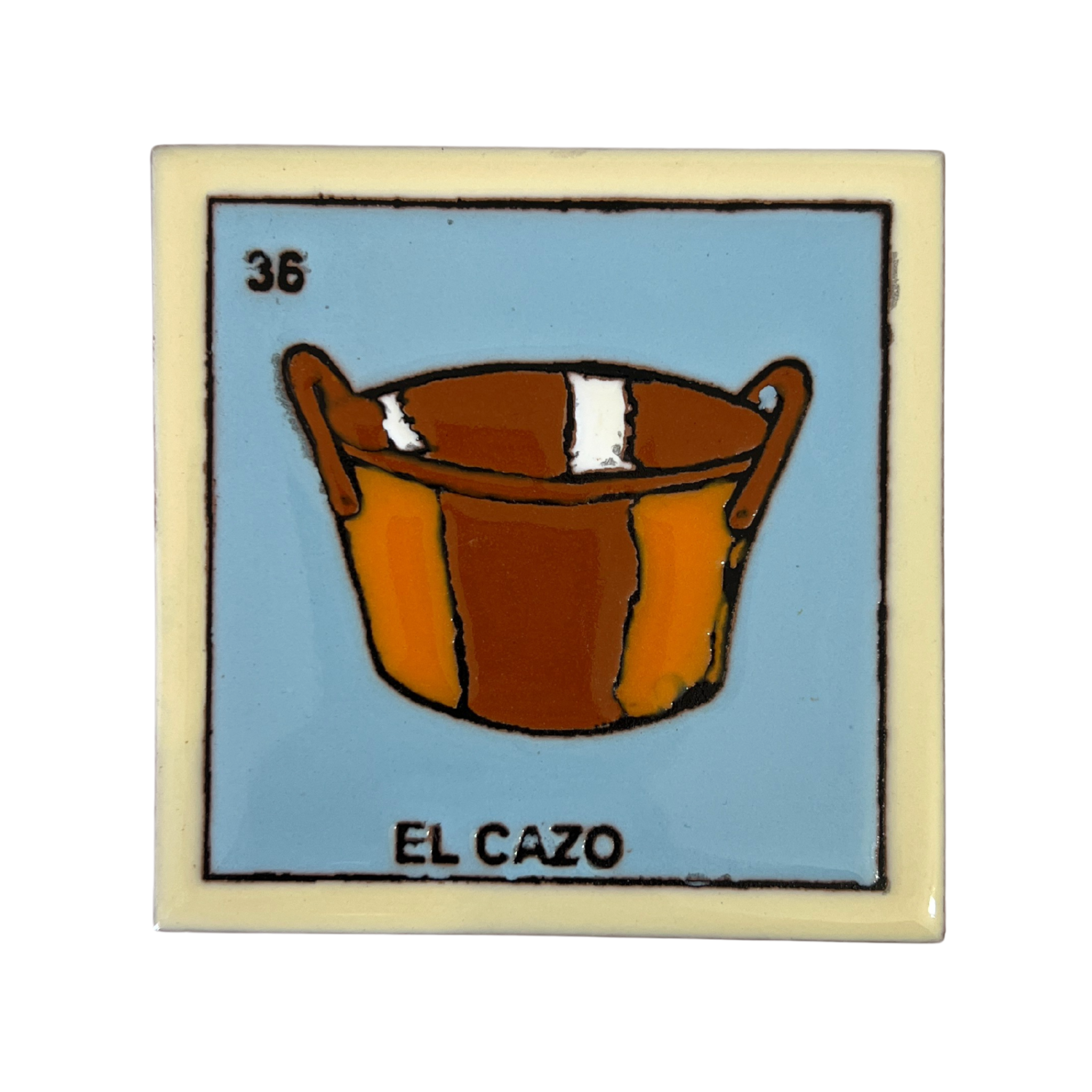 MOSAICO 10 CM LOTERIA EL CAZO