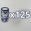 TEQUIVELA PERSONALIZADA FONDO TRADICIONAL MIK AZUL COBALTO INICIALES Y AÑO