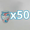 PAQUETE CANTARITO PERSONALIZADO FONDO TRADICIONAL MIK COMBINACION AZUL TURQUESA Y ROSA BAUTIZO INICIALES