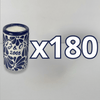 TEQUIVELA PERSONALIZADA FONDO TRADICIONAL MIK AZUL COBALTO INICIALES Y AÑO