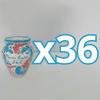 PAQUETE CANTARITO PERSONALIZADO FONDO TRADICIONAL MIK COMBINACION AZUL TURQUESA Y ROSA BAUTIZO INICIALES