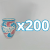 PAQUETE CANTARITO PERSONALIZADO FONDO TRADICIONAL MIK COMBINACION AZUL TURQUESA Y ROSA BAUTIZO INICIALES