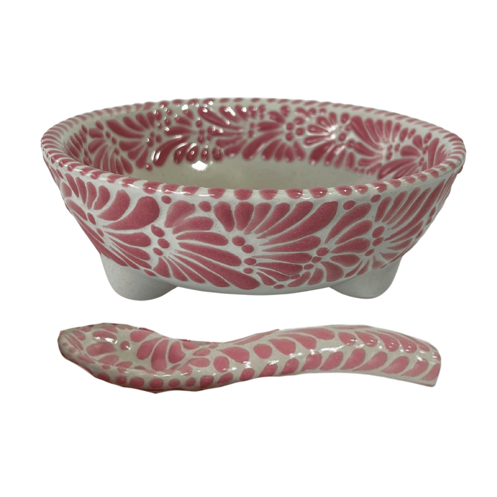 SALSERA MOLCAJETE GRANDE FONDO TRADICIONAL MIK ROSA