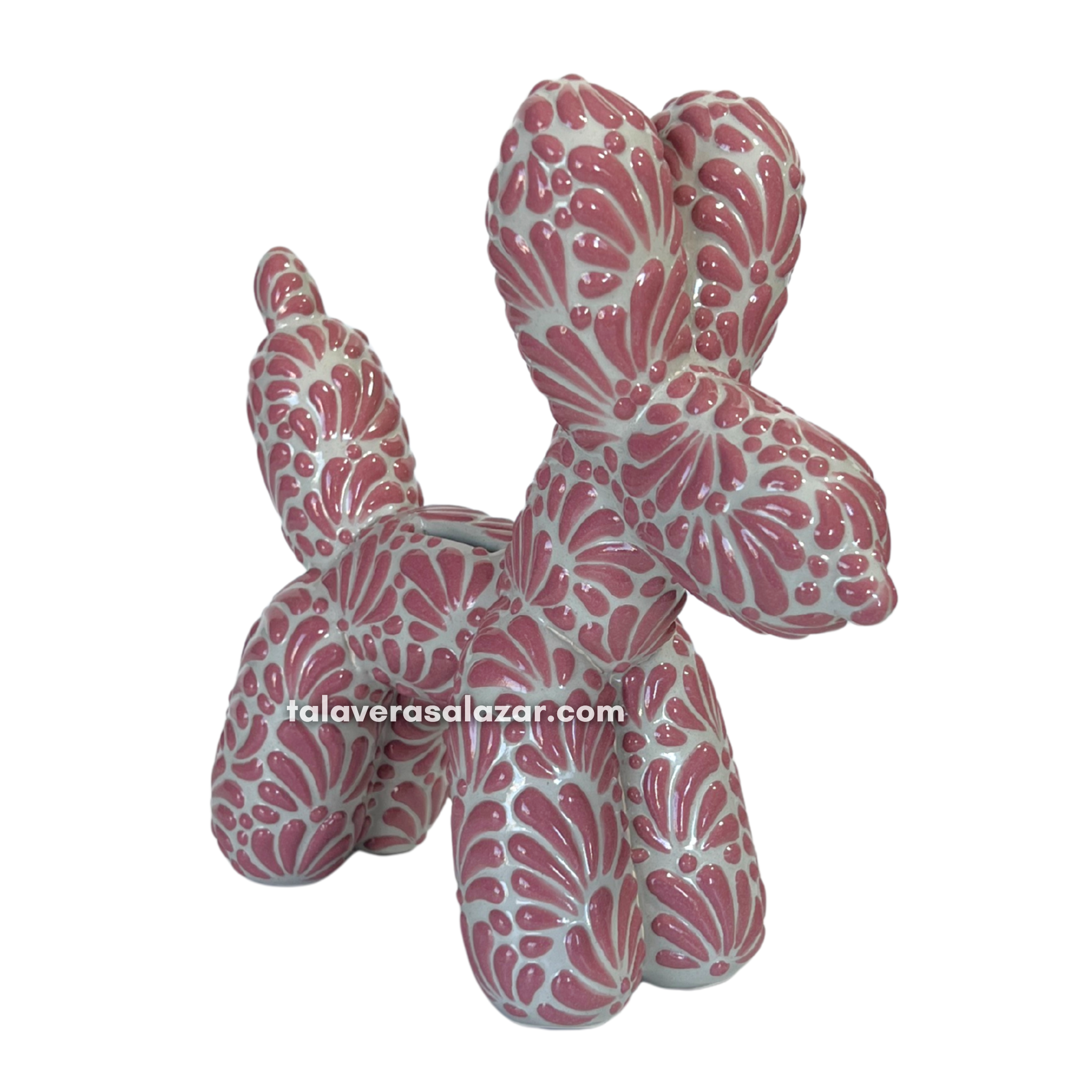 ALCANCIA PERRITO GLOBO FONDO TRADICIONAL MIK ROSA