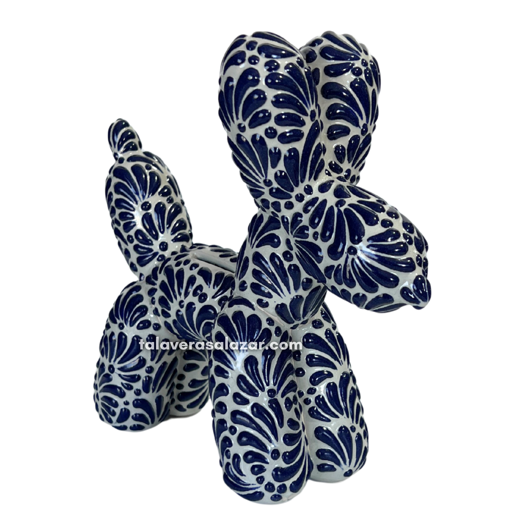 ALCANCIA PERRITO GLOBO FONDO TRADICIONAL MIK AZUL COBALTO