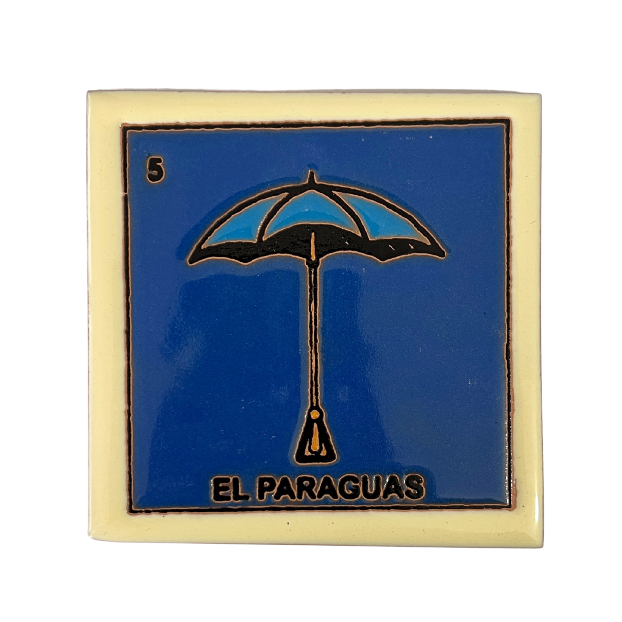MOSAICO 10 CM LOTERIA EL PARAGUAS