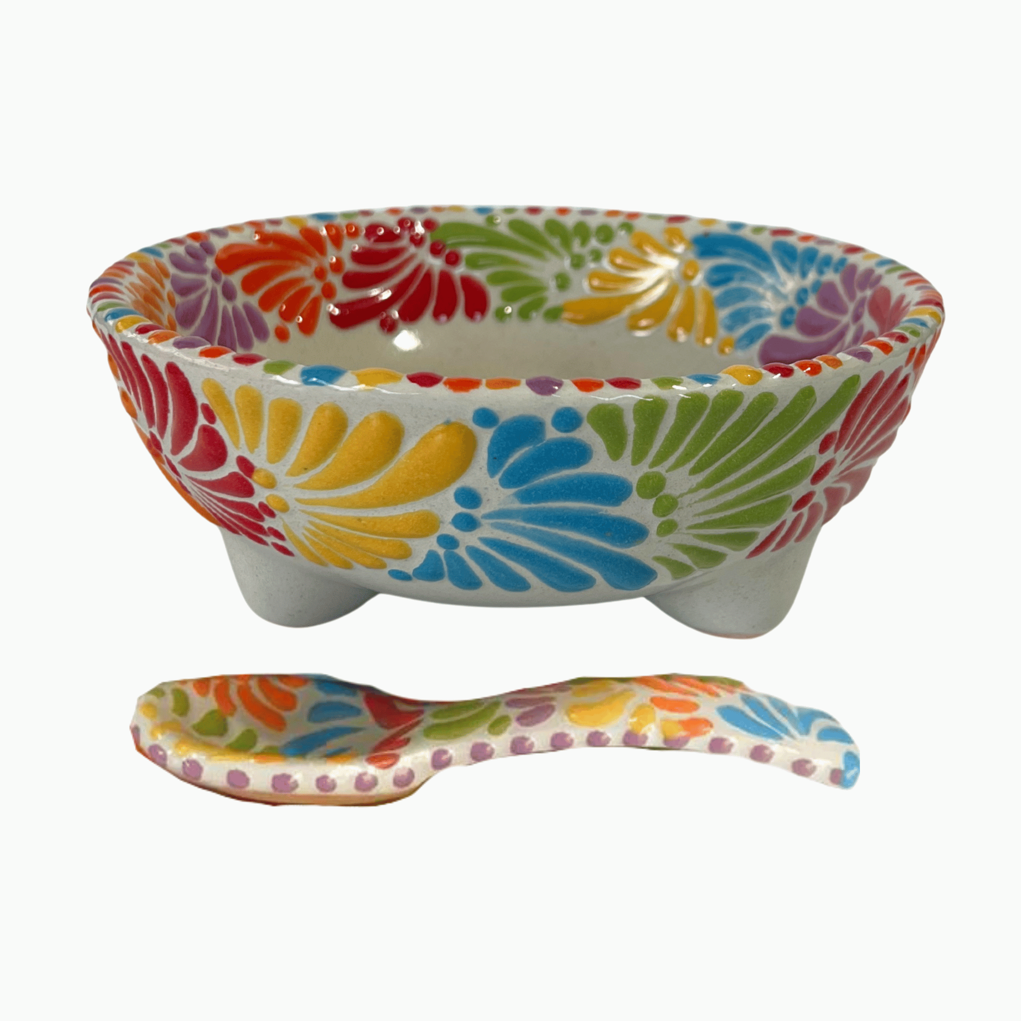 SALSERA MOLCAJETE GRANDE FONDO TRADICIONAL MIK MULTICOLOR