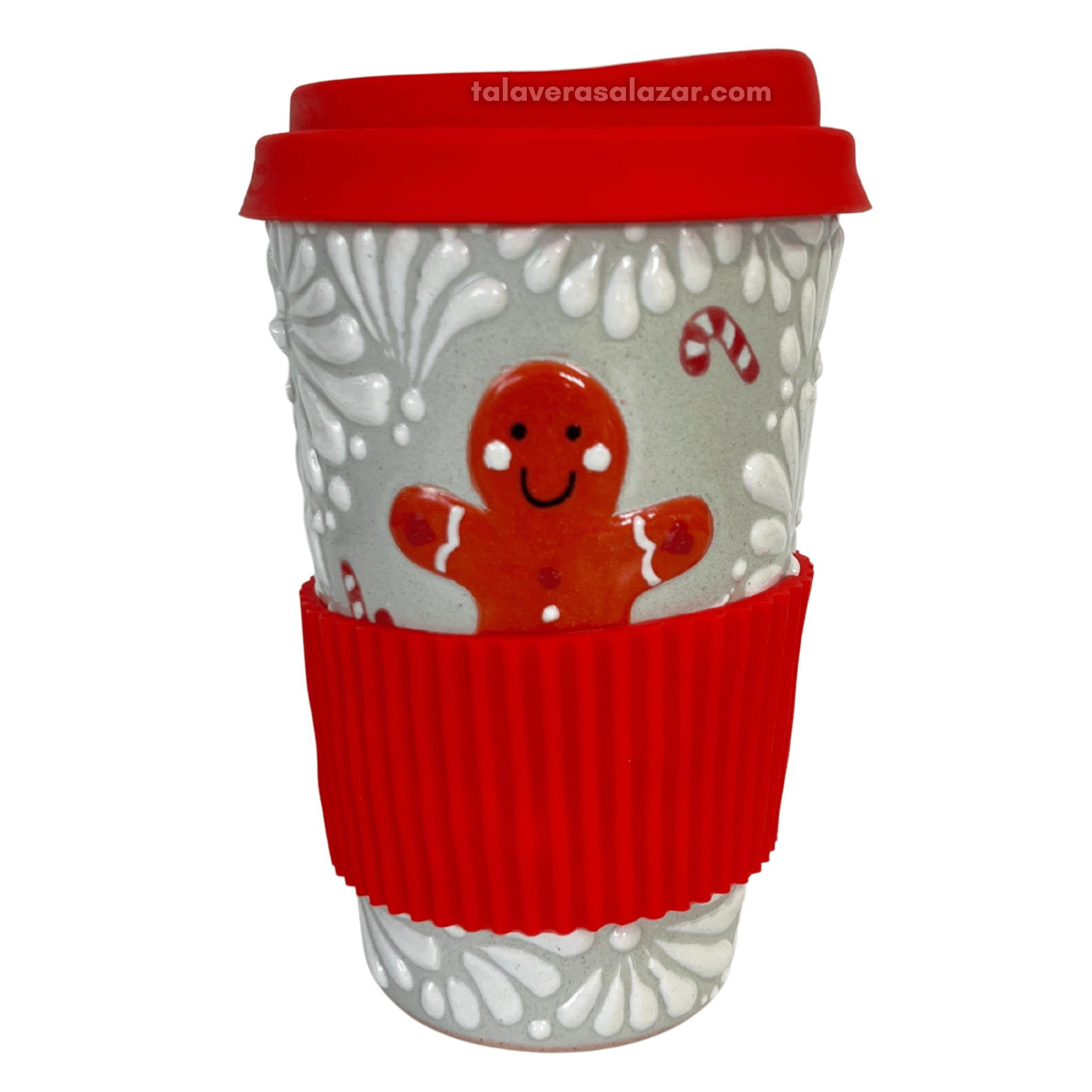 TERMO 15 CM SIN ASA FONDO TRADICIONAL MIK BLANCO MUÑECO DE JENGIBRE