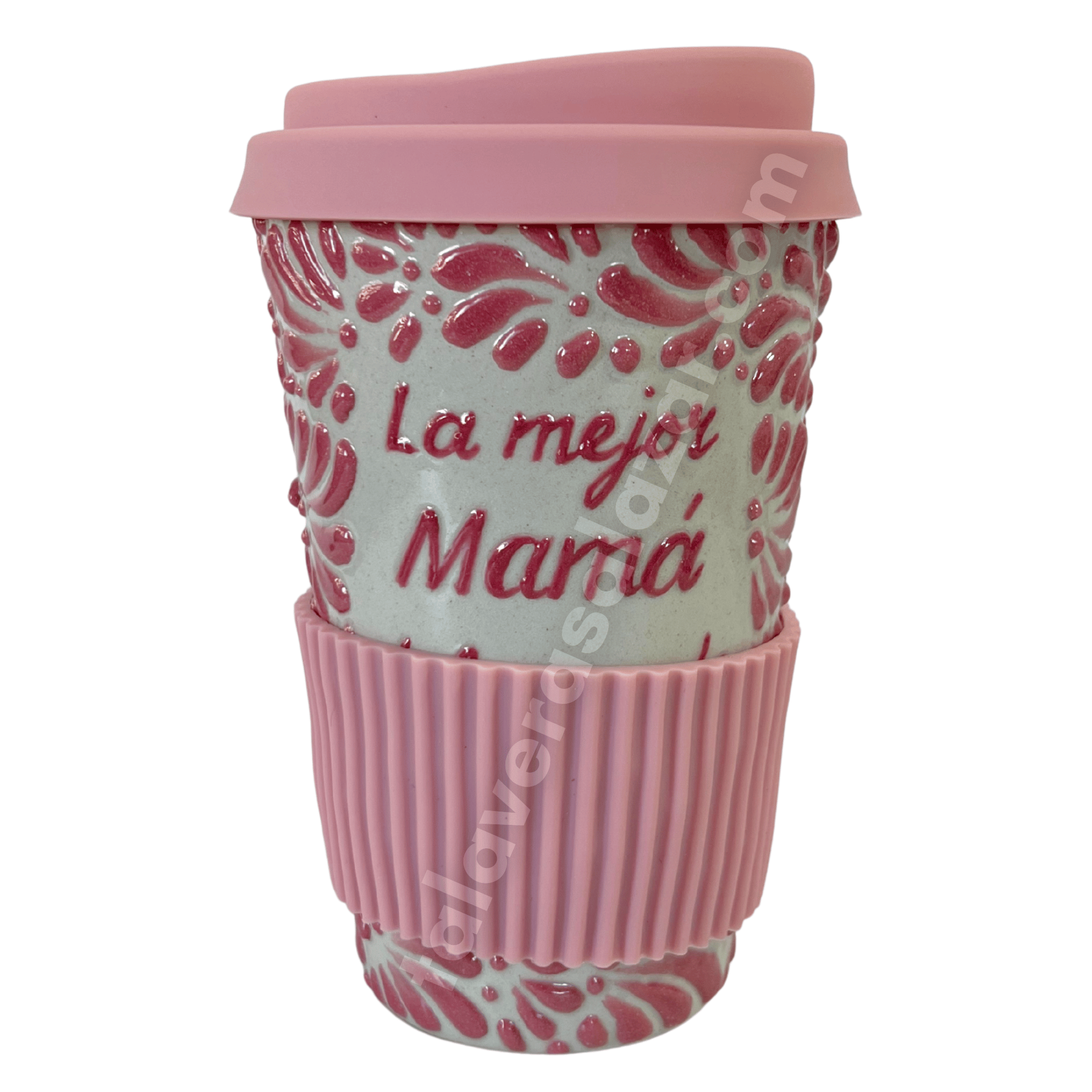 TERMO 15 CM SIN ASA FONDO TRADICIONAL MIK ROSA LA MEJOR MAMÁ DEL MUNDO