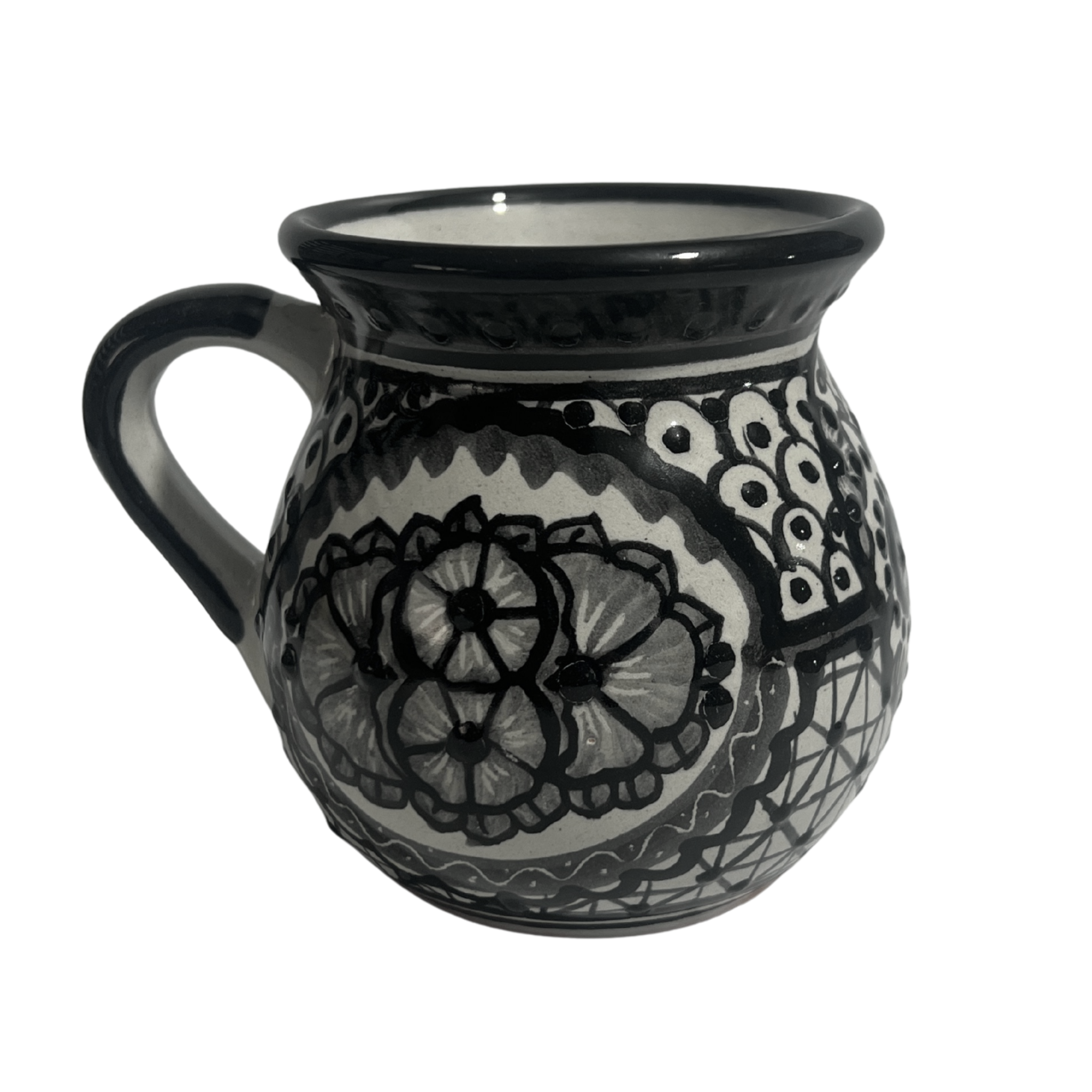 JARRO CALAVERA BLANCO Y NEGRO