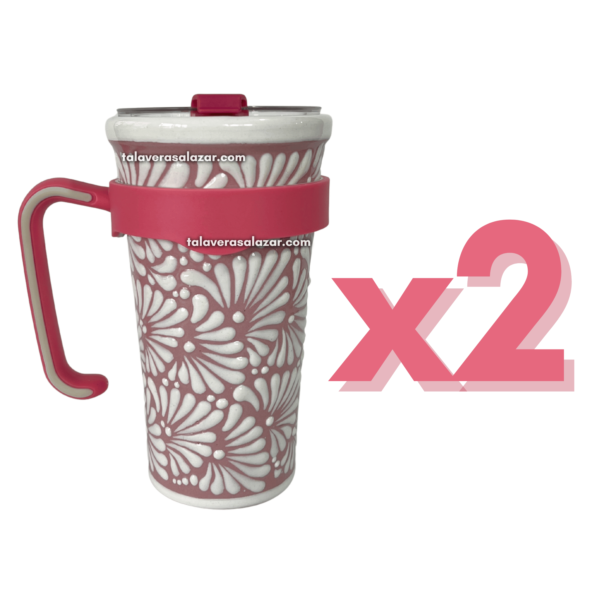 TERMO PRO ASA FONDO ROSA MIK BLANCO