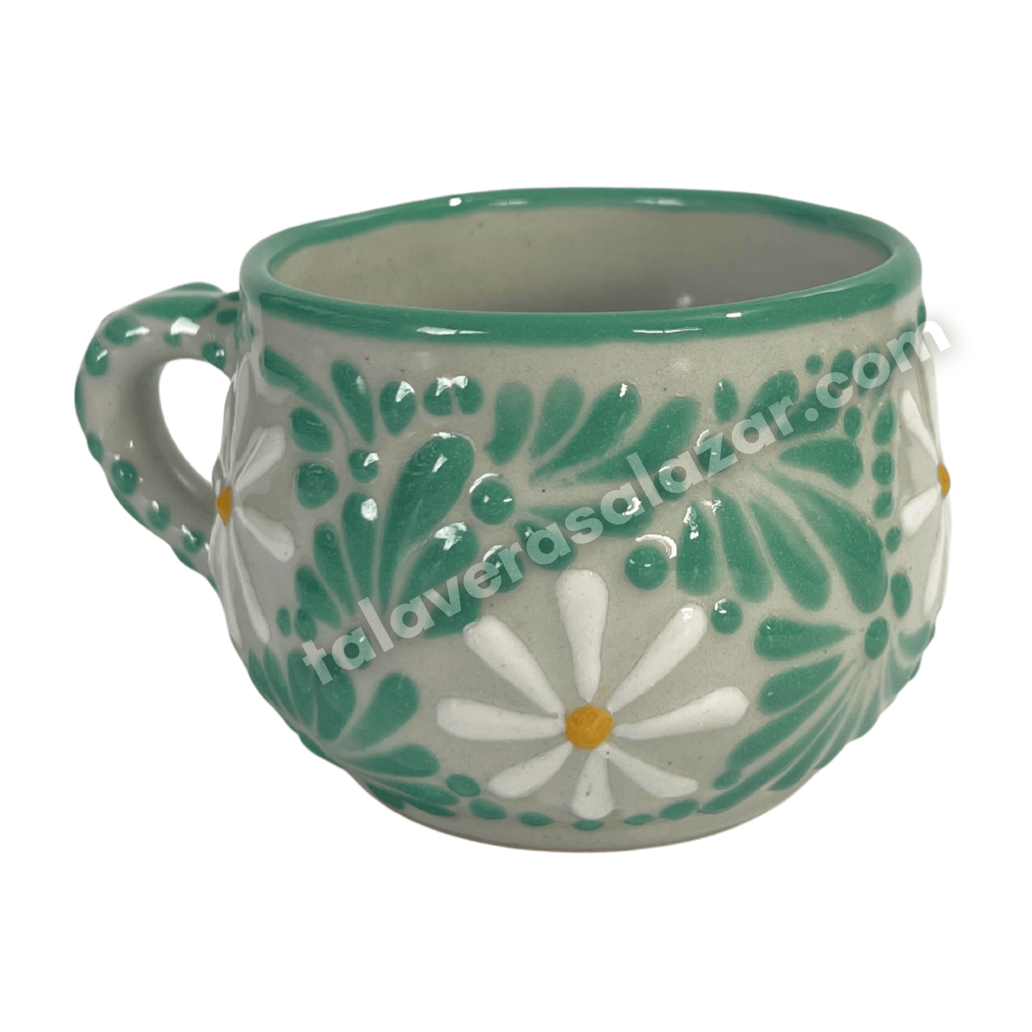 TAZA CHOCOLATERA MEDIANA FONDO TRADICIONAL MIK MENTA MARGARITAS