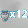 PAQUETE CANTARITO PERSONALIZADO FONDO TRADICIONAL MIK COMBINACION AZUL TURQUESA Y ROSA BAUTIZO INICIALES