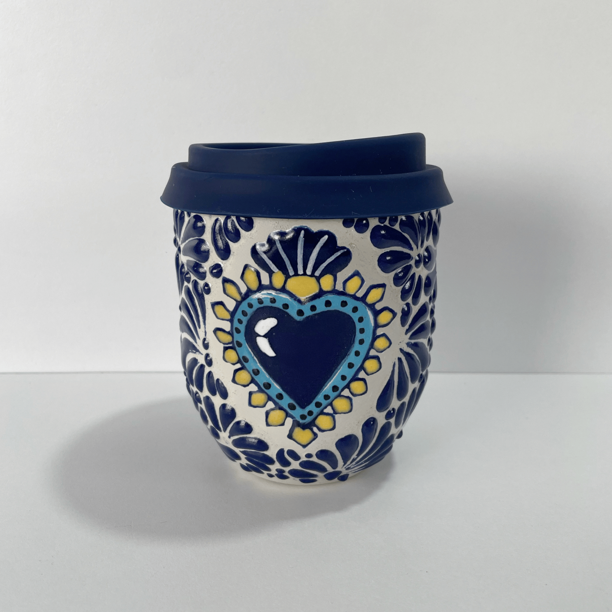 TERMO BOLITA FONDO TRADICIONAL MIK AZUL COBALTO SAGRADO CORAZON AZUL