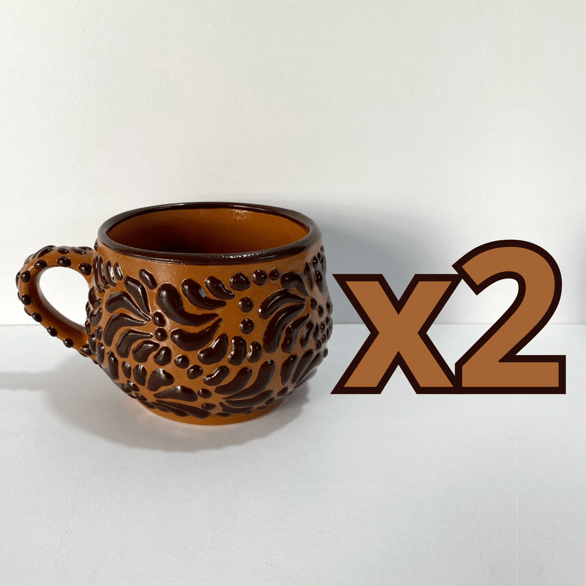 TAZA CHOCOLATERA MEDIANA FONDO CAFE CHOCOLATE MIK