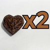 ALHAJERO GRANDE FORMA DE CORAZON FONDO CAFE MIK CAFE CHOCOLATE