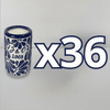 TEQUIVELA PERSONALIZADA FONDO TRADICIONAL MIK AZUL COBALTO INICIALES Y AÑO
