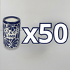TEQUIVELA PERSONALIZADA FONDO TRADICIONAL MIK AZUL COBALTO INICIALES Y AÑO