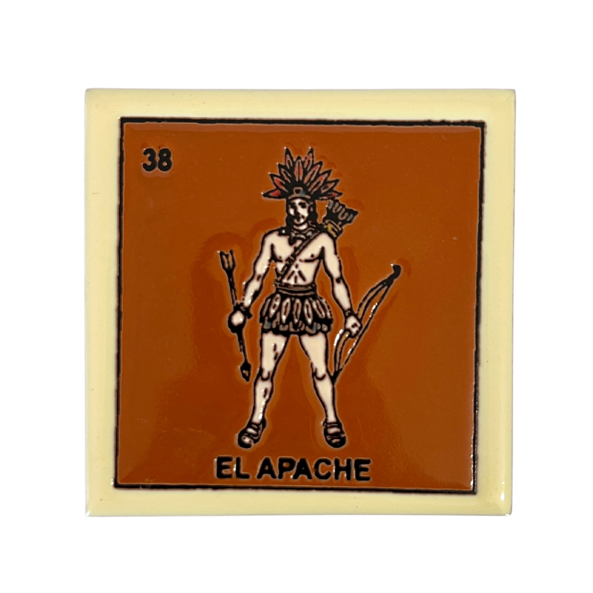MOSAICO 10 CM LOTERIA EL APACHE