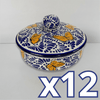 TORTILLERO FONDO TRADICIONAL MIK AZUL COBALTO MARIPOSAS