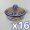 TORTILLERO FONDO TRADICIONAL MIK AZUL COBALTO MARIPOSAS