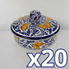TORTILLERO FONDO TRADICIONAL MIK AZUL COBALTO MARIPOSAS