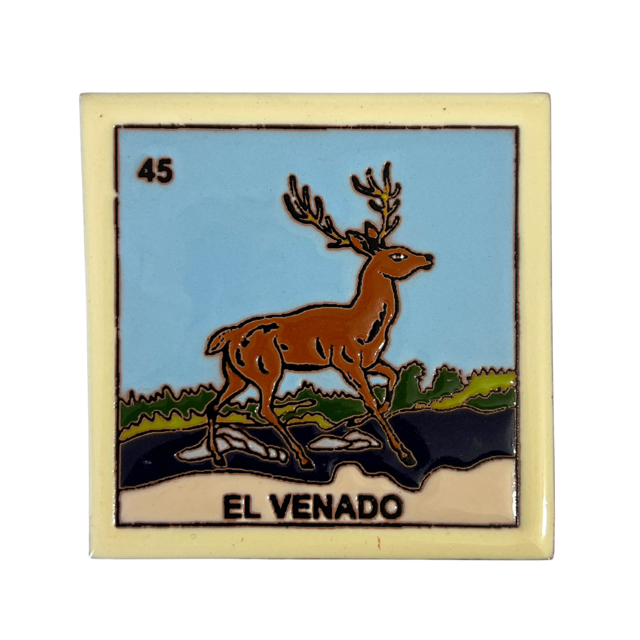 MOSAICO 10 CM LOTERIA EL VENADO